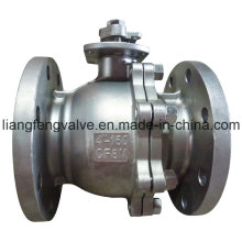 ANSI Ball Valve Flange End with Stainless Steel